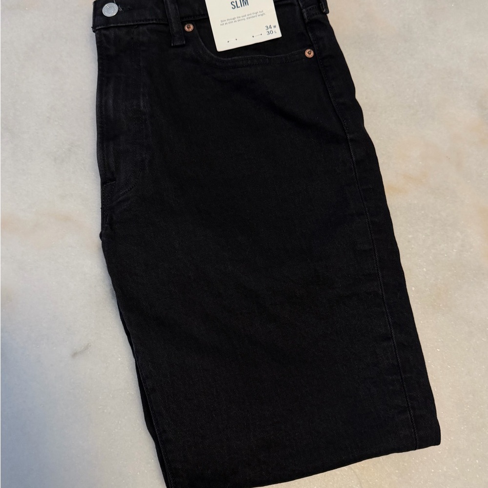 Abercrombie & Fitch Men's Black Slim Jeans NWT - Picture 6 of 9